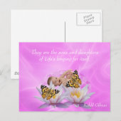 カフリル・ジブラン子どもについて ポストカード (正面/裏面)