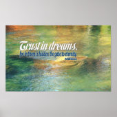 カフリル・ジブラン感動的引用文ポスター ポスター (正面)