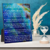 カフリル・ジブ教えラン フォトプラーク (側面)