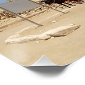 カフレのピラミッドと戦車の列 ポスター (コーナー)