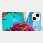 「カフ保護ェ付き電話チャーム- Romance Case-Mate iPhoneケース (裏面 (横))