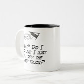 カブのトラックから落ちましたか。 ツートーンマグカップ (正面左)