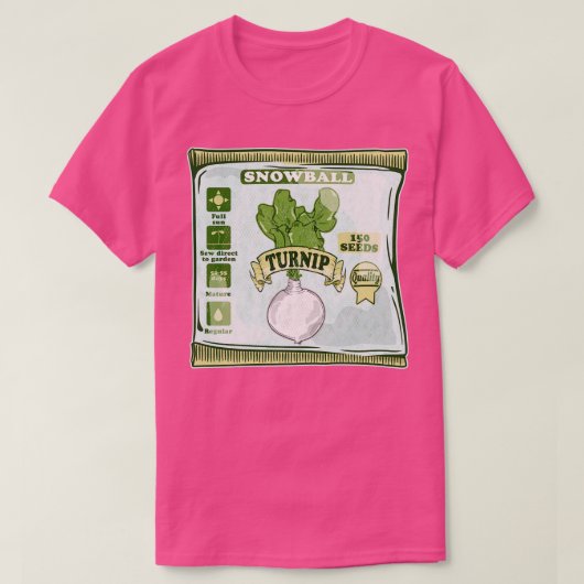 カブの種 Tシャツ (デザイン正面)