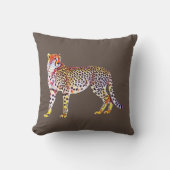 カブをモチーフにしたチーターのお母さん クッション (正面)