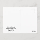 カブスの雌ライオン ポストカード (裏面)