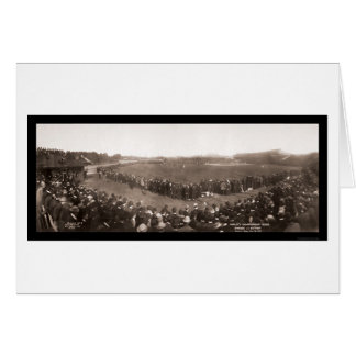 カブス対トラの野球の写真1907年
