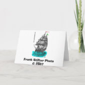 カブトガニの挨拶状-内部のブランク カード (裏面)