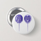 カブトガニ 缶バッジ (正面&裏面)