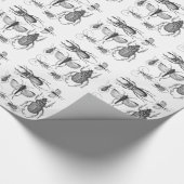 カブトムシおよび虫 ラッピングペーパー (角)