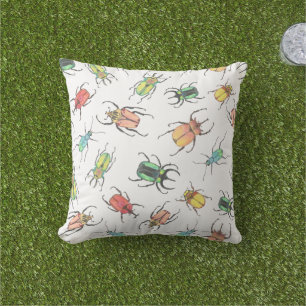 カブトムシかわいい アウトドアクッション