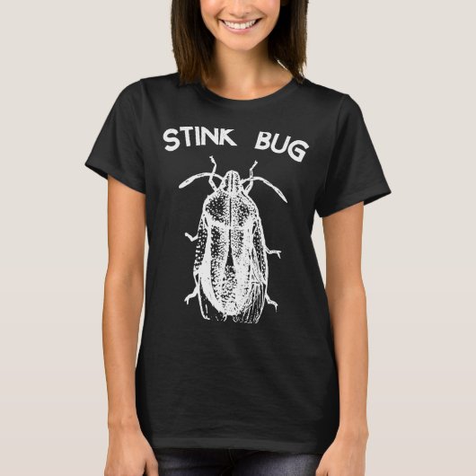 カブトムシとハリオモルファハリス Tシャツ (正面)