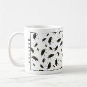 カブトムシのコーヒーマグ – オプションのカスタマイズ コーヒーマグカップ (左)