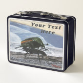 カブトムシのバグランチボックス – オプションのカスタマイズ メタルランチボックス (裏面)