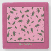 カブトムシのヒマズキのコースター ストーンコースター (正面)