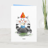 カブトムシの可愛いファンタジーカード カード (裏面)