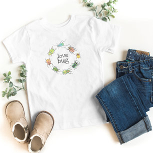 カブトムシの女の子を愛する トドラーTシャツ