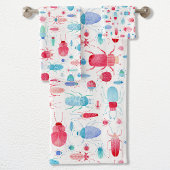 カブトムシの水色 バスタオルセット