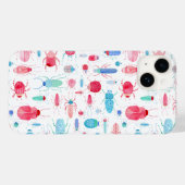 カブトムシの水色 Case-Mate iPhoneケース (裏面 (横))