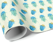 カブトムシの生き物のプリント ラッピングペーパー (ロールコーナー)