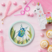 カブトムシの虫の昆虫の紙皿の屋外のパーティー ペーパープレート (パーティー)