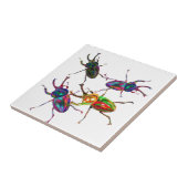 カブトムシの虫の贈り物やアクセサリー タイル (側面)