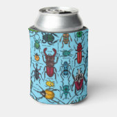 カブトムシの青 缶クーラー (缶裏面)