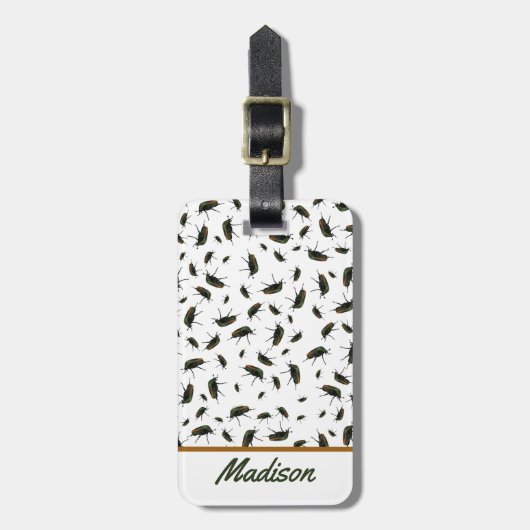 カブトムシのBug Lagage Tag ラゲッジタグ (正面縦)