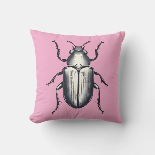 カブトムシイニシャル クッション (正面)