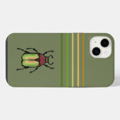 カブトムシスマホケース iPhoneケース (裏面横)