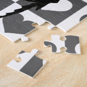 カブトムシパズルとハート ジグソーパズル (側面)