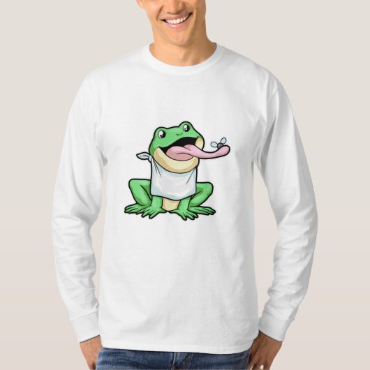 カブトムシ付きカエル Tシャツ (正面)