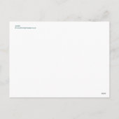 カブトムシ夫人のクリスマスの祝宴 シーズンポストカード (裏面)