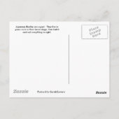 カブトムシ日本のハガキ ポストカード (裏面)