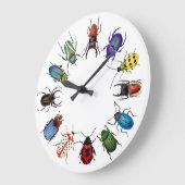 カブトムシ時計 ラージ壁時計 (傾斜)