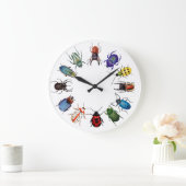 カブトムシ時計 ラージ壁時計 (ホーム)