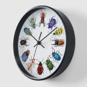 カブトムシ時計 壁時計 (傾斜)