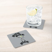 カブトムシ果汁 スクエアペーパーコースター (インサイチュ)