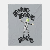 カブトムシ果汁 フリースブランケット (正面)