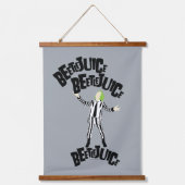 カブトムシ果汁 吊り下げ型タペストリー (正面)