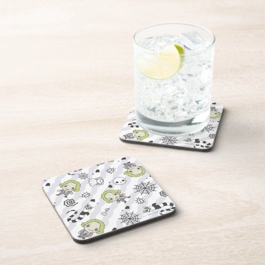 カブトムシ模様 コースター (右側)