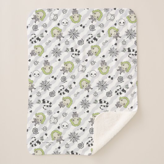 カブトムシ模様 シェルパブランケット (正面)