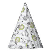 カブトムシ模様 パーティーハット (裏面)