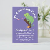 カブトムシ漫画をキャッチかわいいカメレオン 招待状 (スタンド正面)