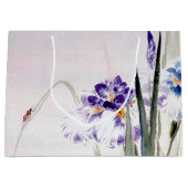 カブトムシ登山オンアイリスリーフ渡辺聖亭 ラージペーパーバッグ (正面)