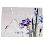 カブトムシ登山オンアイリスリーフ渡辺聖亭 ラージペーパーバッグ (裏面)