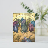 カブトムシ祝の真夏 ポストカード (スタンド正面)