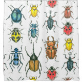 カブトムシ類 シャワーカーテン (正面)