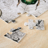 カブトムシ類 ジグソーパズル (側面)