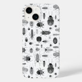 カブトムシ黒と白 Case-Mate iPhoneケース (裏面)
