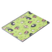 カブトムシ |かわいいチビ（小さくかわいく書いた感じ）トスパターン ノートブック (左側)